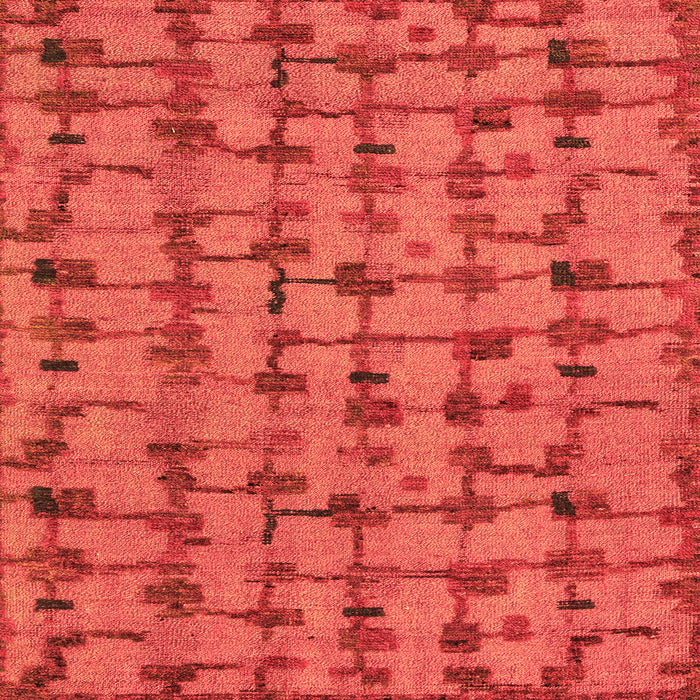 Square Abstract Orange Modern Rug, abs4828org