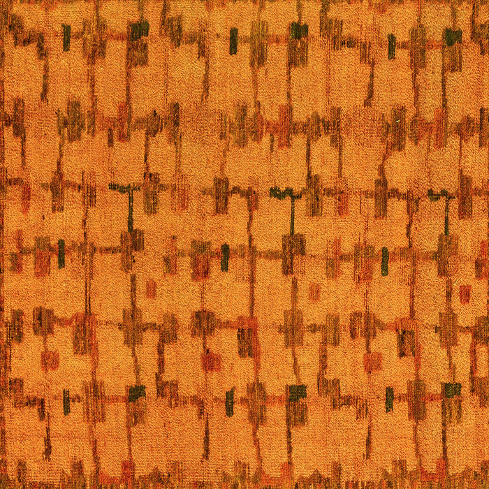 Square Abstract Yellow Modern Rug, abs4828yw