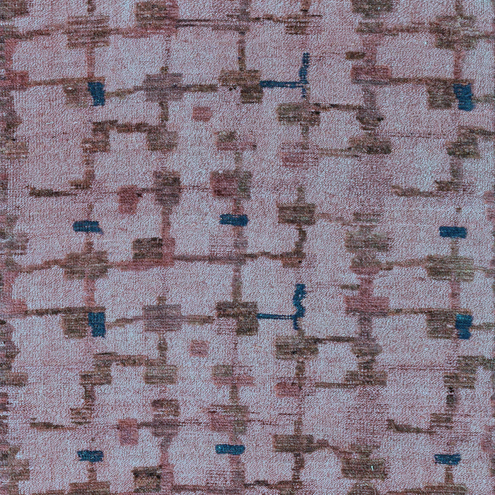 Abstract Light Blue Modern Rug, abs4828lblu