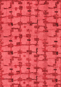 Abstract Red Modern Rug, abs4828red