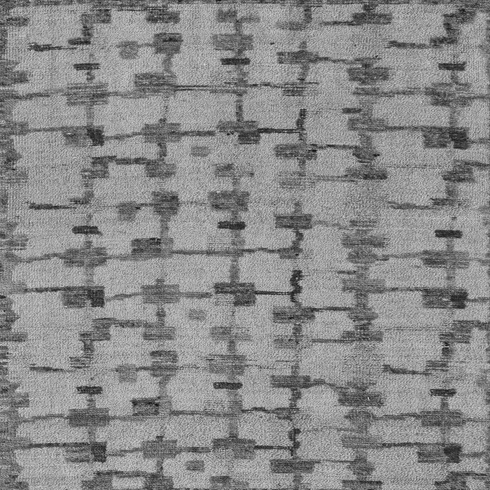 Square Abstract Gray Modern Rug, abs4828gry