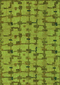 Abstract Green Modern Rug, abs4828grn