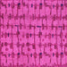 Square Machine Washable Abstract Pink Modern Rug, wshabs4828pnk