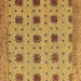 Square Machine Washable Abstract Brown Modern Rug, wshabs4829brn