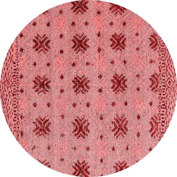 Abstract Red Modern Rug, abs4829red