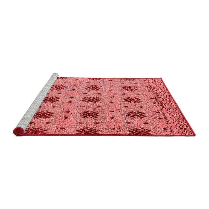 Modern Red Washable Rugs