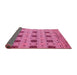 Sideview of Abstract Pink Modern Rug, abs4829pnk