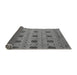 Sideview of Abstract Gray Modern Rug, abs4829gry