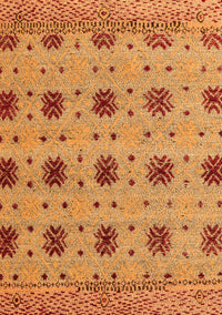 Abstract Orange Modern Rug, abs4829org