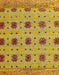 Machine Washable Abstract Bright G Yellow Rug, wshabs4829