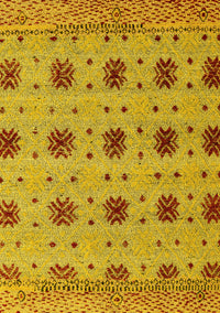 Abstract Yellow Modern Rug, abs4829yw