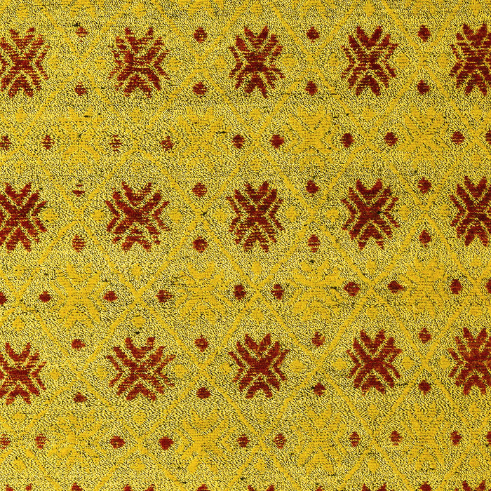 Abstract Yellow Modern Rug, abs4829yw