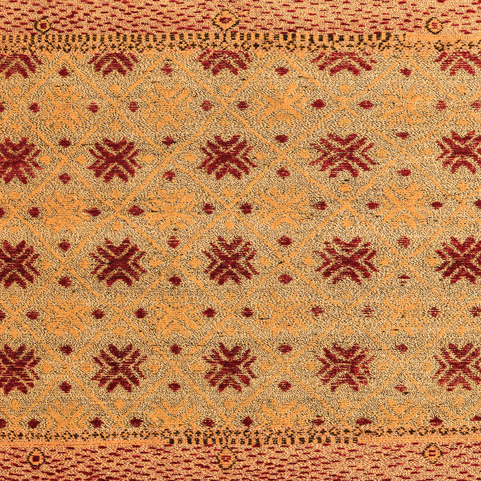 Square Abstract Orange Modern Rug, abs4829org