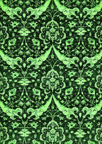 Abstract Green Modern Rug, abs482grn