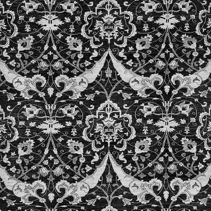 Machine Washable Abstract Gray Modern Rug, wshabs482gry