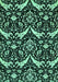 Machine Washable Abstract Turquoise Modern Area Rugs, wshabs482turq