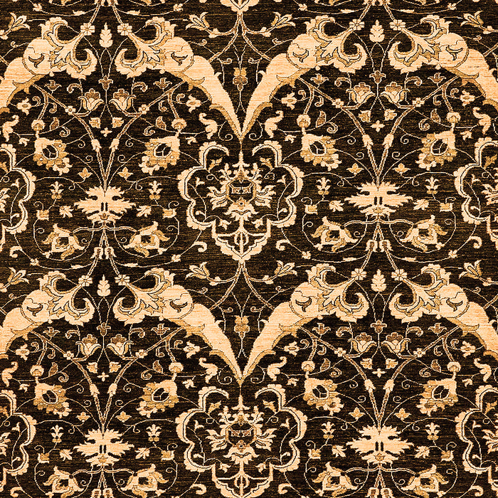 Abstract Orange Modern Rug, abs482org
