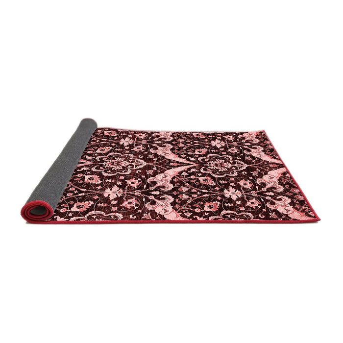 Abstract Red Modern Area Rugs