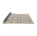 Sideview of Abstract Desert Sand Beige Modern Rug, abs4830