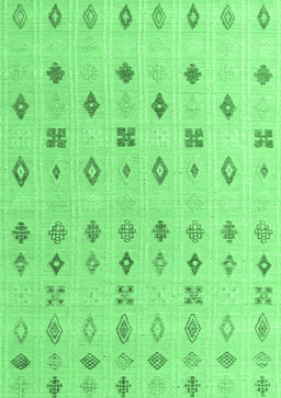 Abstract Emerald Green Modern Rug, abs4830emgrn