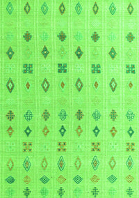 Abstract Green Modern Rug, abs4830grn