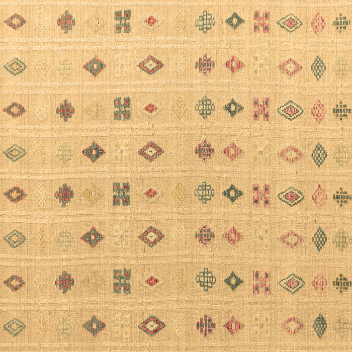 Square Abstract Brown Modern Rug, abs4830brn