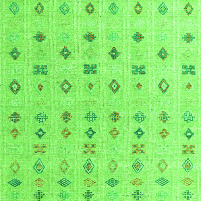 Square Abstract Green Modern Rug, abs4830grn
