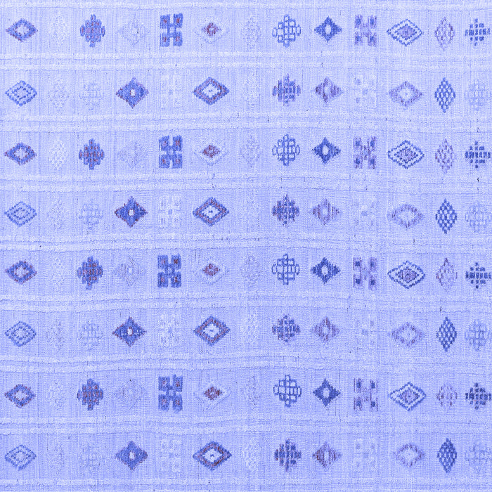 Square Machine Washable Abstract Blue Modern Rug, wshabs4830blu