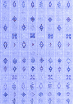 Abstract Blue Modern Rug, abs4830blu