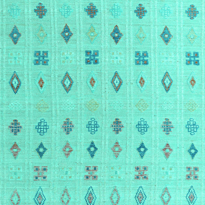 Abstract Turquoise Modern Rug, abs4830turq