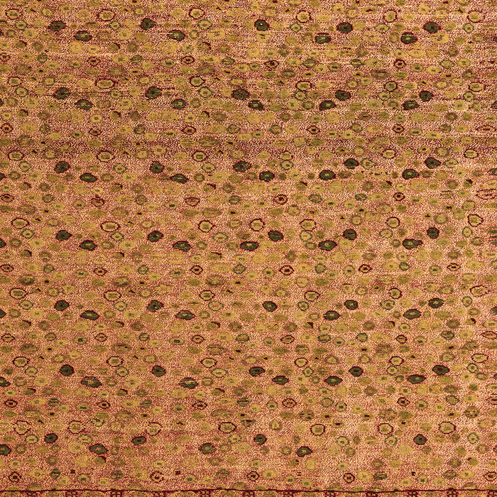 Square Abstract Orange Modern Rug, abs4831org