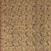 Square Abstract Brown Modern Rug, abs4831brn