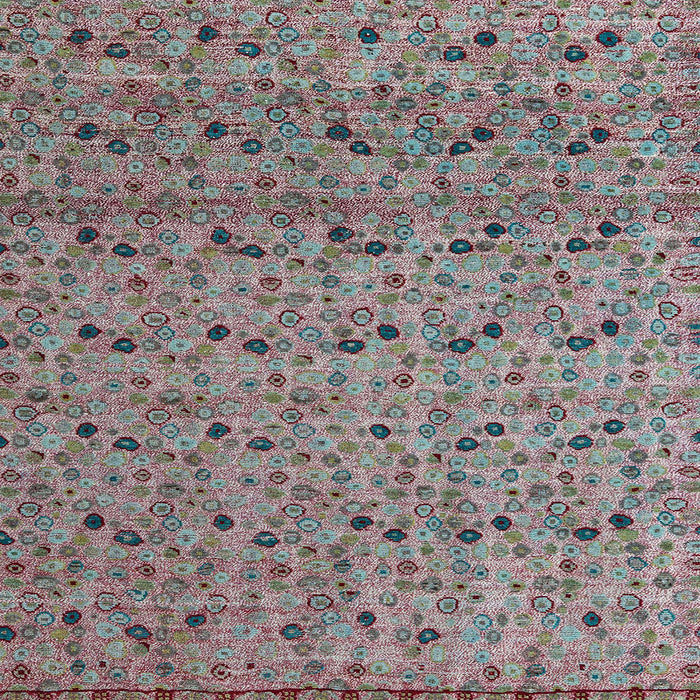 Square Machine Washable Abstract Dark Gray Rug, wshabs4831