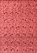 Abstract Red Modern Area Rugs