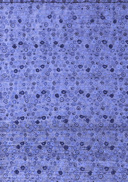 Abstract Blue Modern Rug, abs4831blu
