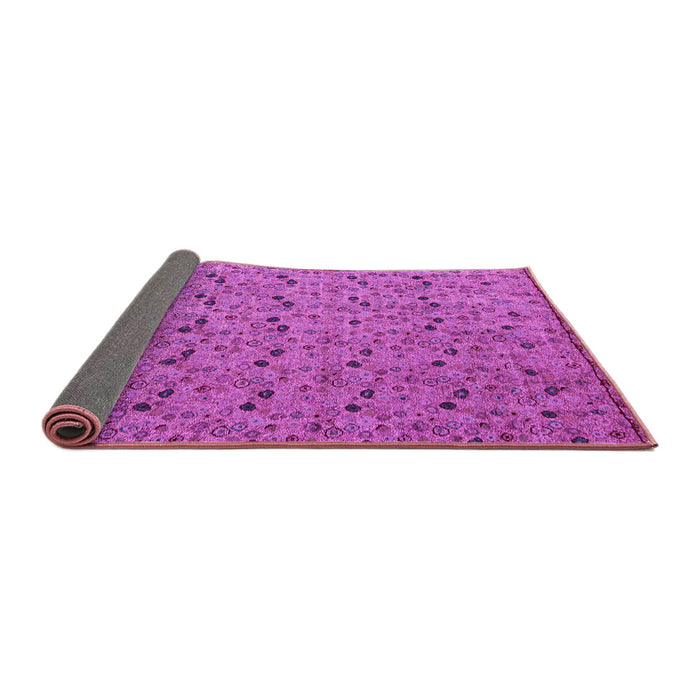 Sideview of Abstract Pink Modern Rug, abs4831pnk