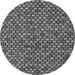 Round Machine Washable Abstract Gray Modern Rug, wshabs4832gry