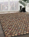 Abstract Bakers Brown Modern Rug in Family Room, abs4832