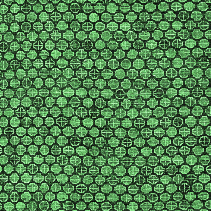 Machine Washable Abstract Emerald Green Modern Area Rugs, wshabs4832emgrn