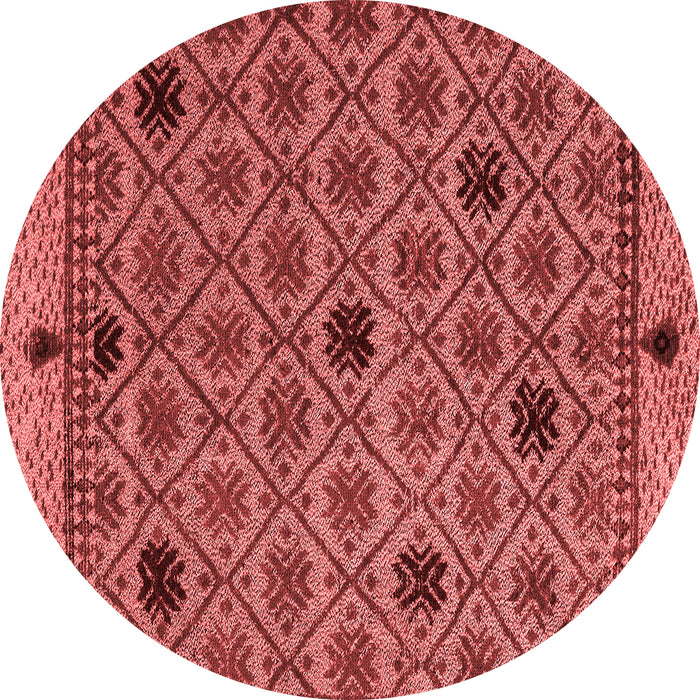 Abstract Red Modern Rug, abs4833red