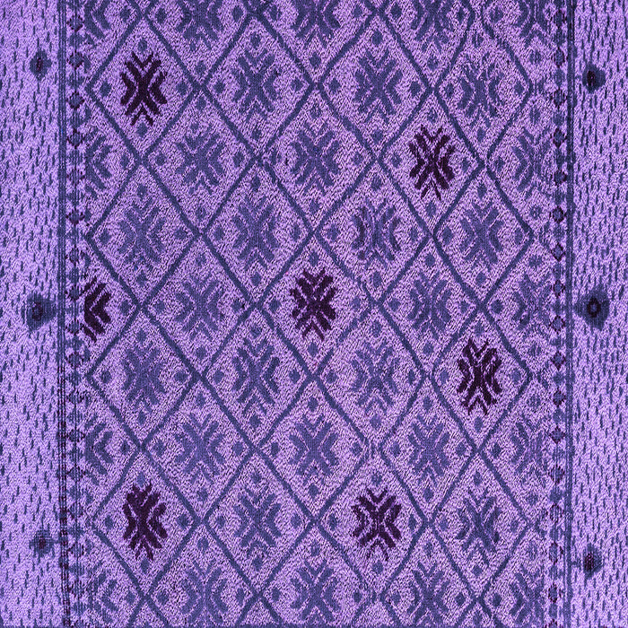 Square Abstract Purple Modern Rug, abs4833pur