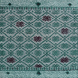 Square Machine Washable Abstract Dark Blue Grey Blue Rug, wshabs4833