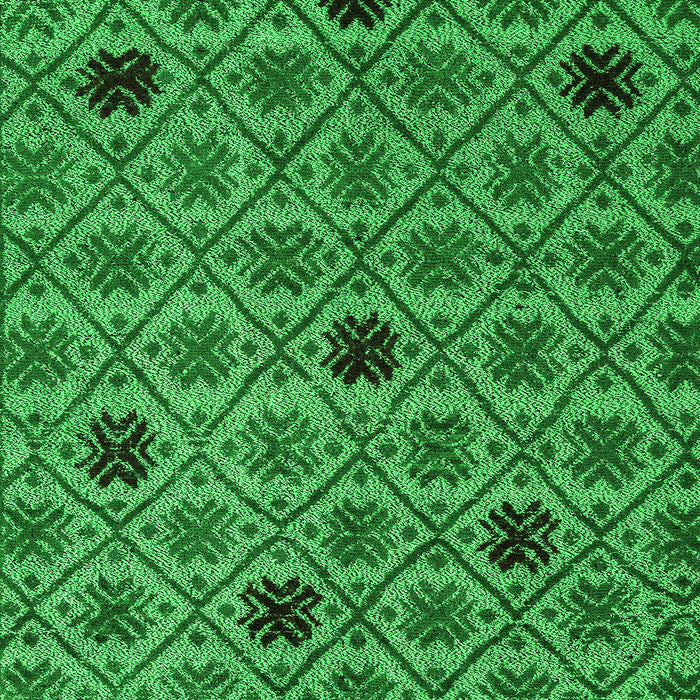 Machine Washable Abstract Green Modern Area Rugs, wshabs4833grn