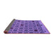 Sideview of Abstract Purple Modern Rug, abs4833pur