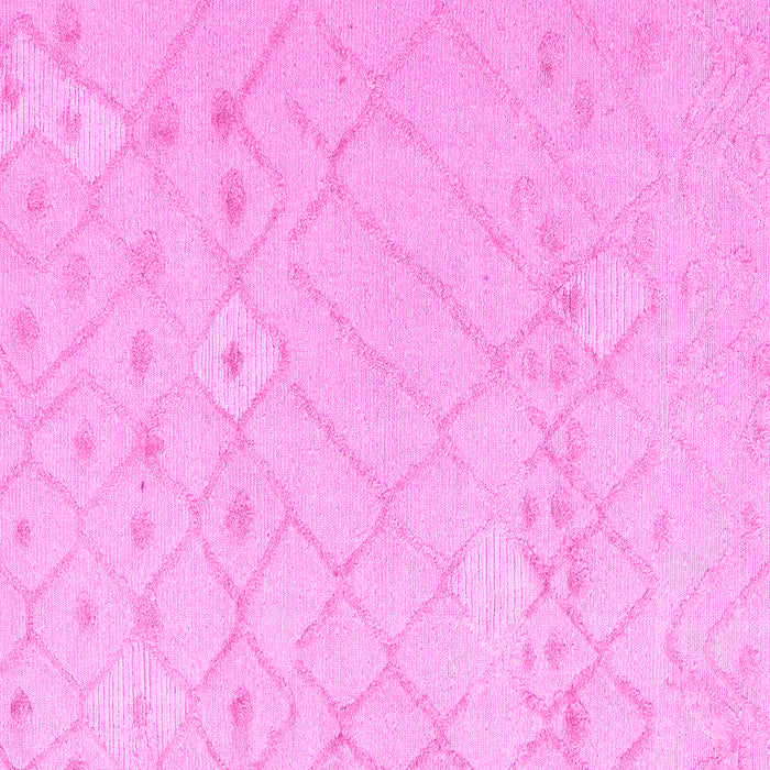 Square Solid Pink Modern Rug, abs4834pnk