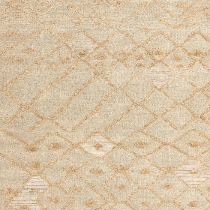 Square Abstract Khaki Gold Solid Rug, abs4834