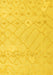 Solid Yellow Modern Rug, abs4834yw