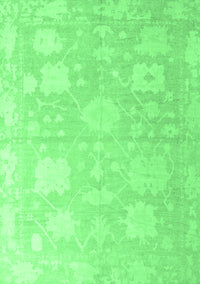 Abstract Emerald Green Modern Rug, abs4835emgrn