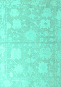 Abstract Turquoise Modern Rug, abs4835turq