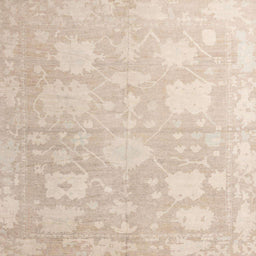 Square Machine Washable Abstract Deep Peach Orange Rug, wshabs4835